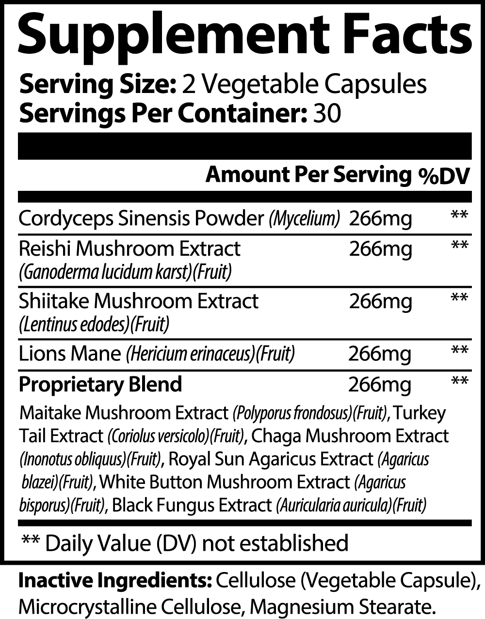 Shroom 10X CAPSULES